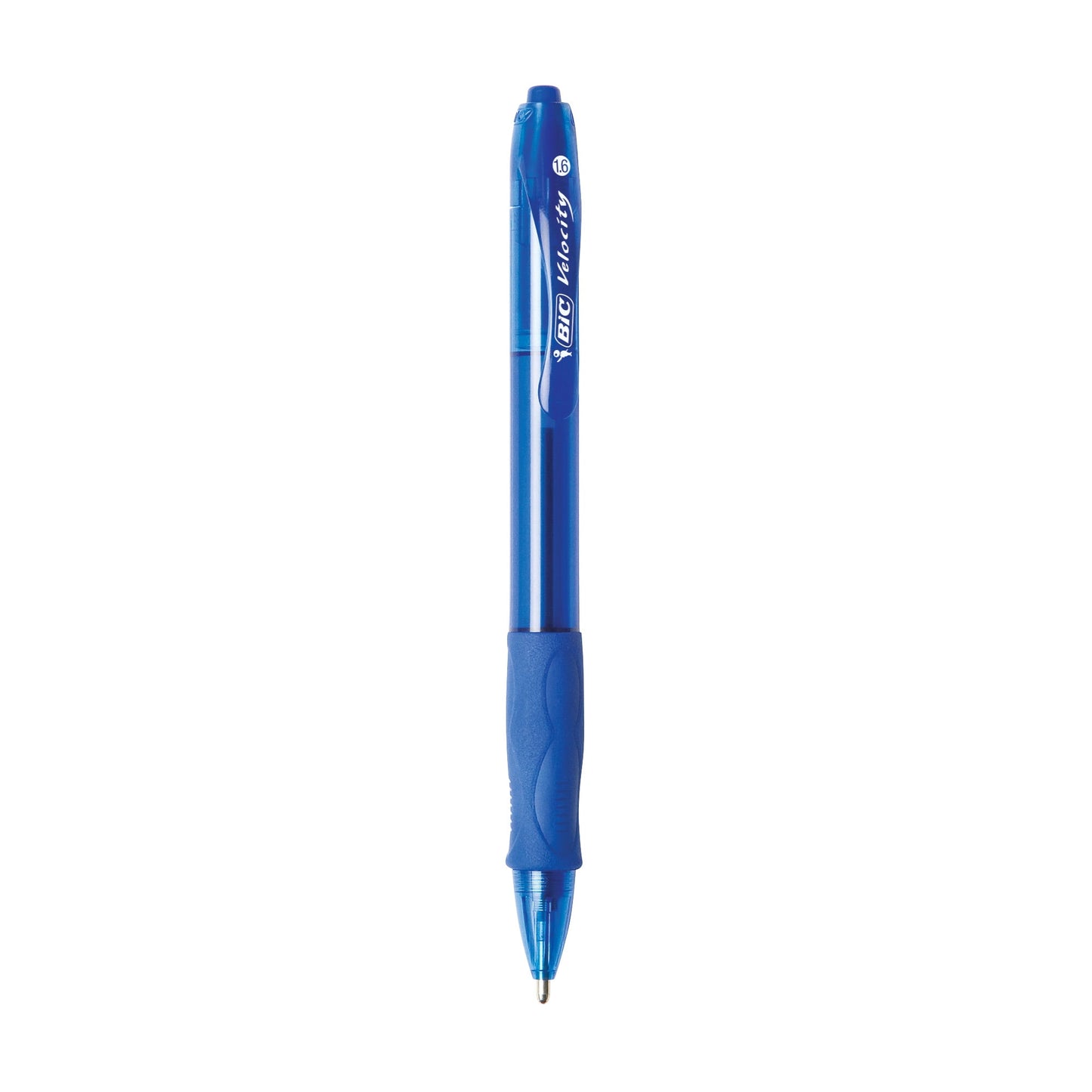 BIC Glide Retractable Ball Point Pen, Bold Point, 1.6mm, Blue Ink, 4 Count