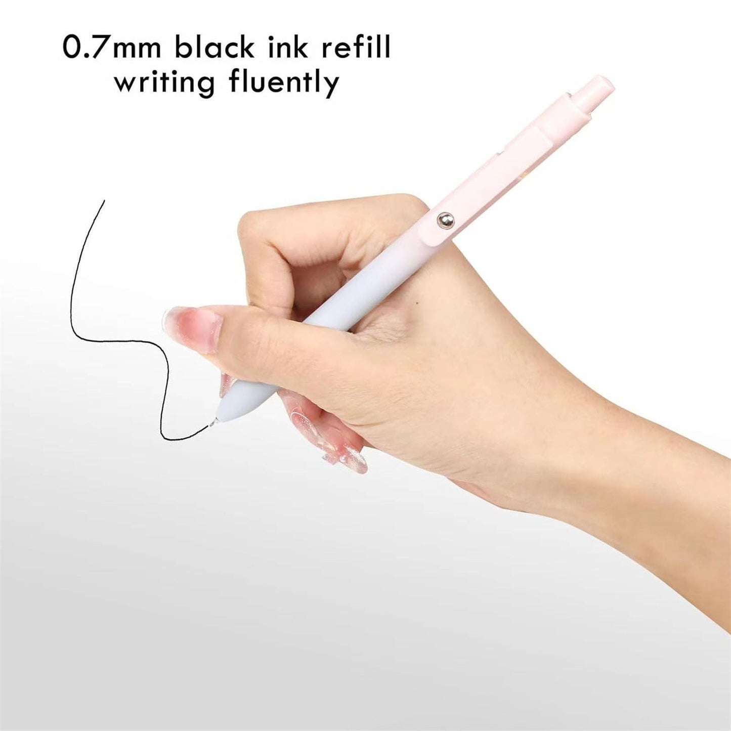 Clearance! Nurse Graduation Gifts for Women, 5pcs 0.7mm Gel Pens, Teacher Work Desk Accessories Office Supplies, College Stationary Essentials, Cute Black Ink Fine Point Smooth Writing Pens