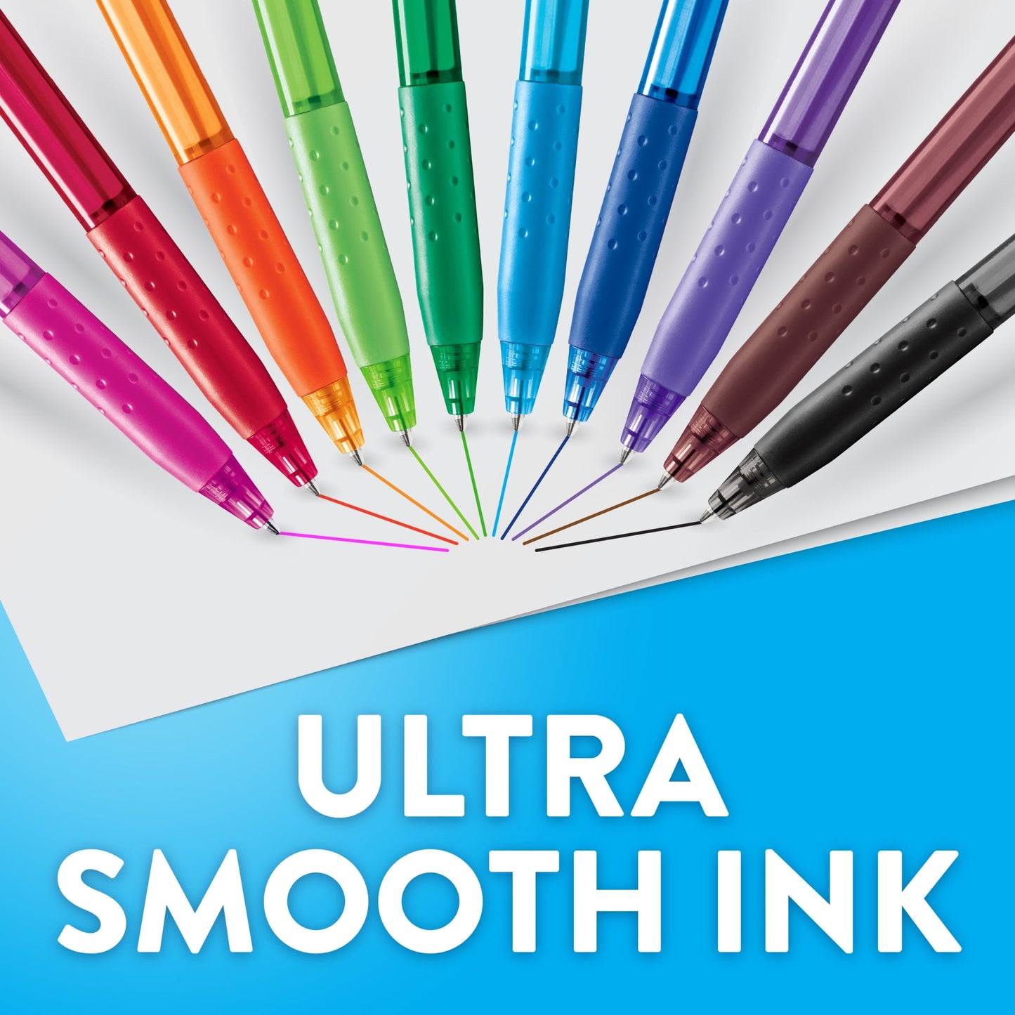 Paper Mate Inkjoy 300RT Retractable Ballpoint Pens, Medium Point, Black, 12 Count