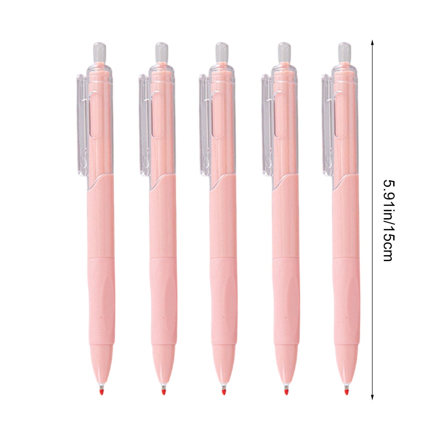 Mauxuk Premium Gel Pens 5-Pack - 0.5mm Fine Point Smooth Writing Pens, Non-Slip Grip, Long-Lasting Black Ink, Ideal Gift for Professionals (0.13 lb)