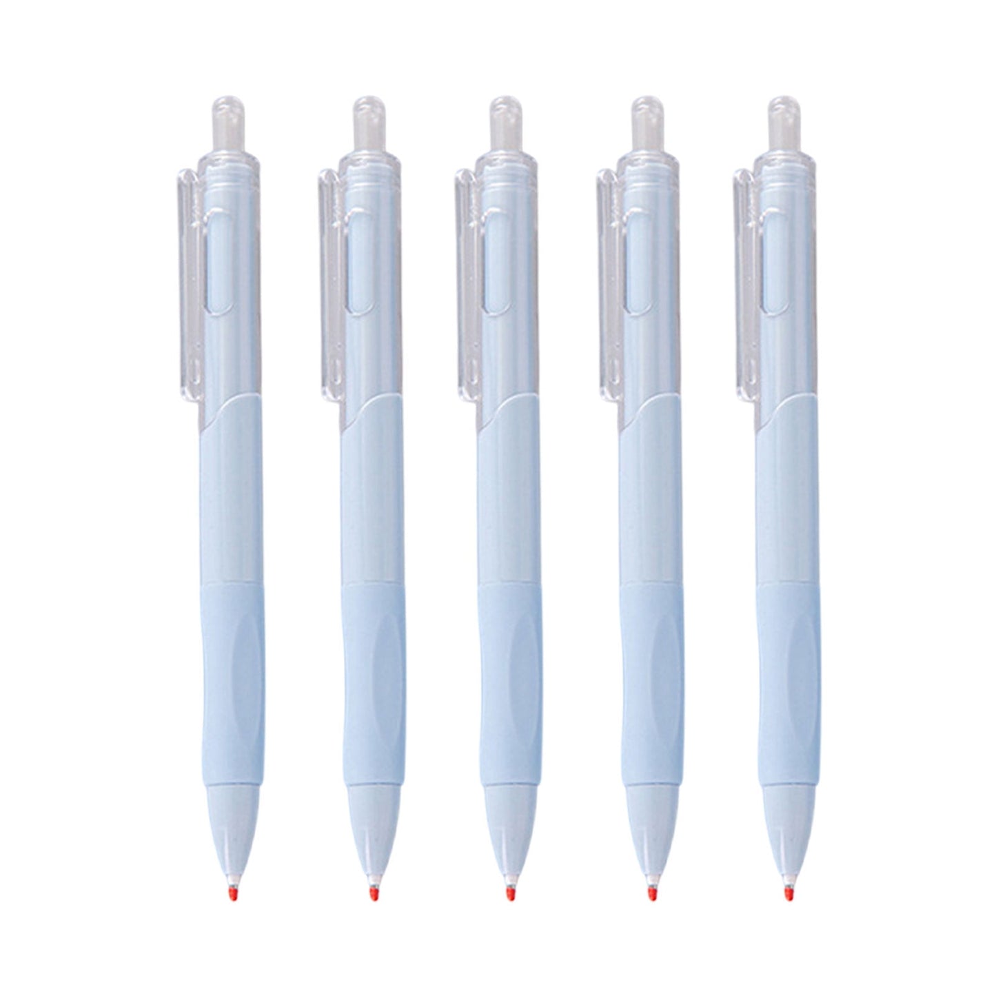 Mauxuk Premium Gel Pens 5-Pack - 0.5mm Fine Point Smooth Writing Pens, Non-Slip Grip, Long-Lasting Black Ink, Ideal Gift for Professionals (0.13 lb)