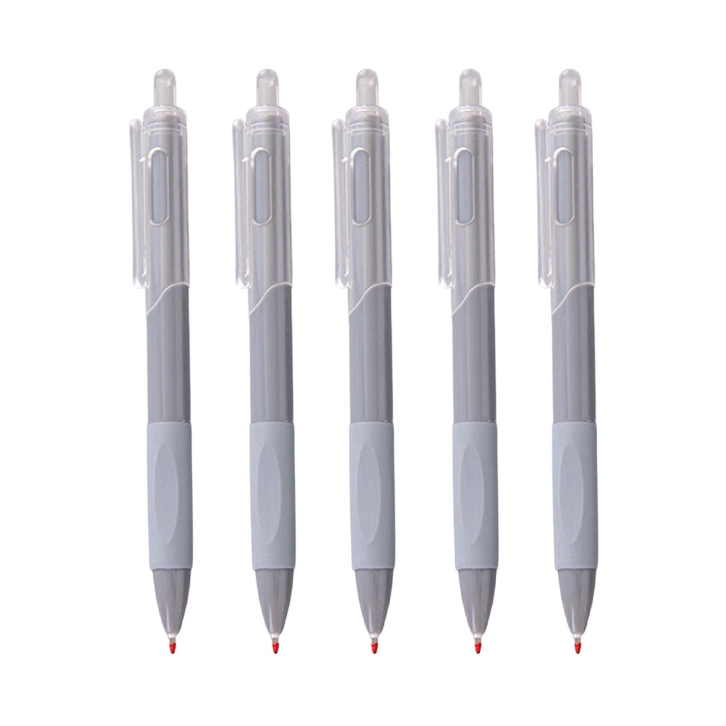 Mauxuk Premium Gel Pens 5-Pack - 0.5mm Fine Point Smooth Writing Pens, Non-Slip Grip, Long-Lasting Black Ink, Ideal Gift for Professionals (0.13 lb)