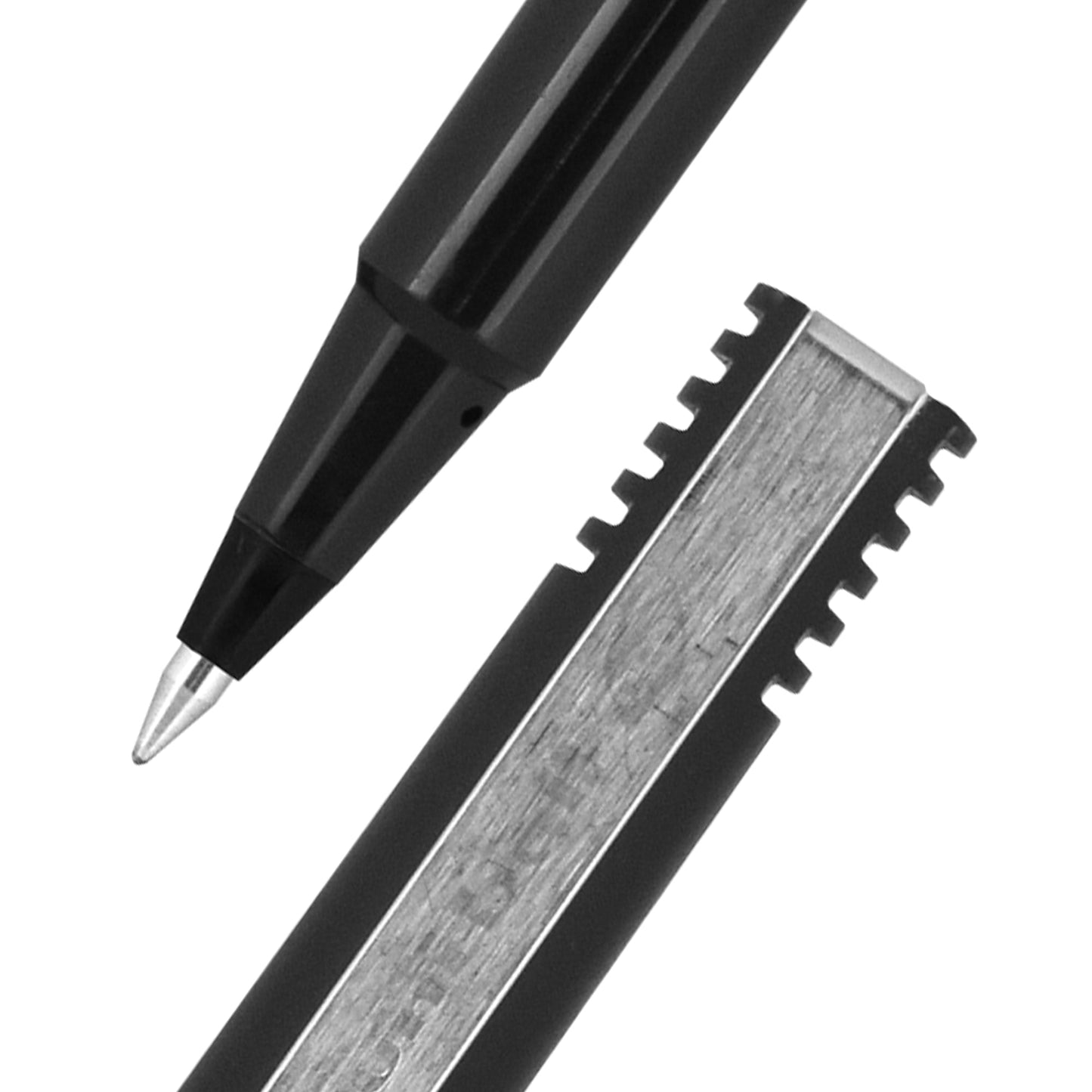Uniball Roller Rollerball Pens, Micro Point (0.5mm), Black Ink, 12 Count