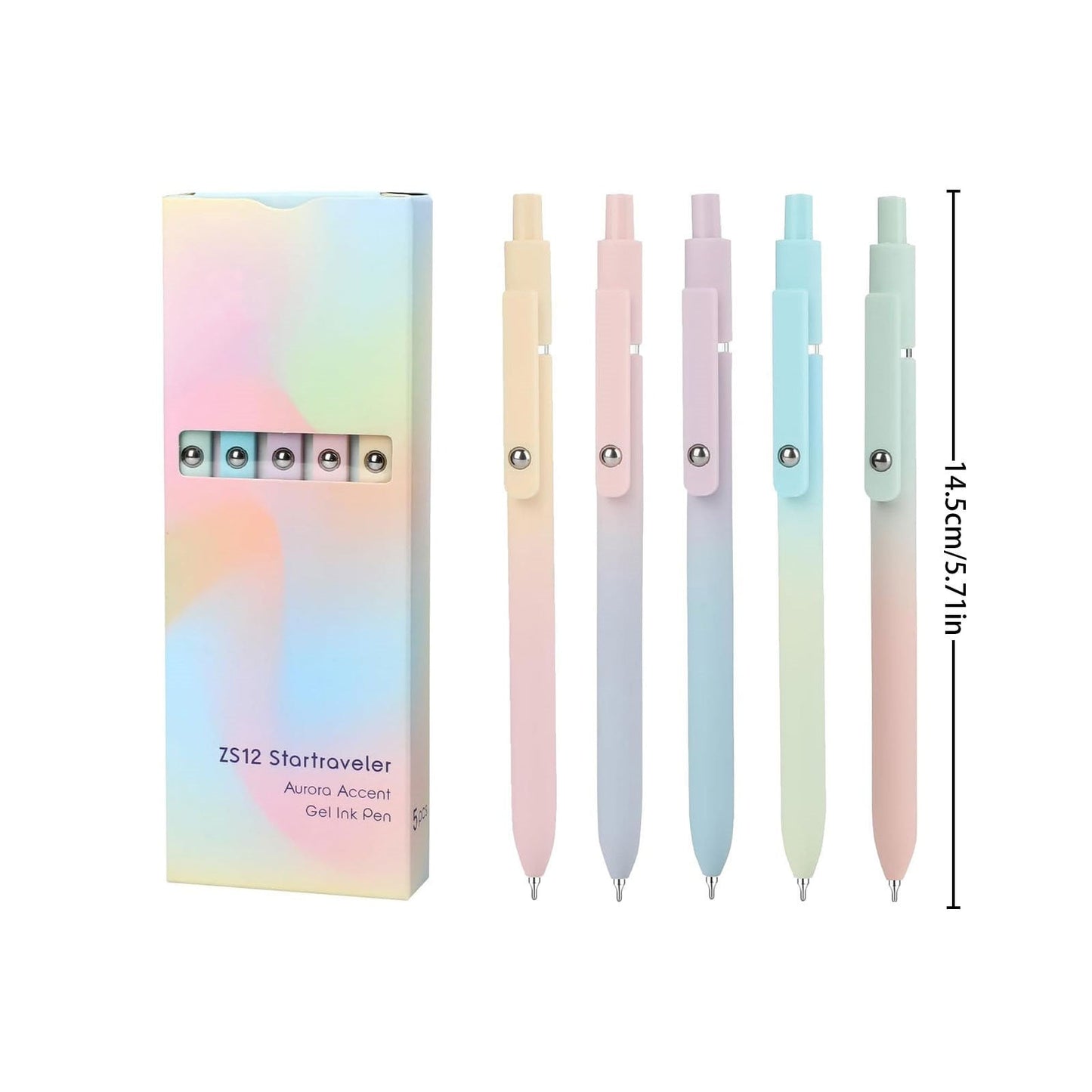 Clearance! Nurse Graduation Gifts for Women, 5pcs 0.7mm Gel Pens, Teacher Work Desk Accessories Office Supplies, College Stationary Essentials, Cute Black Ink Fine Point Smooth Writing Pens