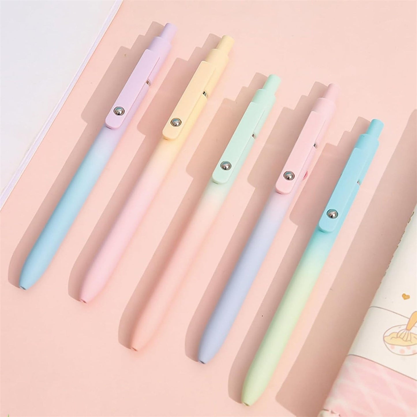 Clearance! Nurse Graduation Gifts for Women, 5pcs 0.7mm Gel Pens, Teacher Work Desk Accessories Office Supplies, College Stationary Essentials, Cute Black Ink Fine Point Smooth Writing Pens