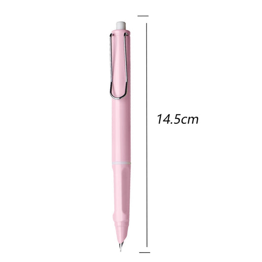 2Pcs Retractable Fountain Pen Extra Fine Nib Thermal Erasable Fountain Pen Set includes Fountain Pens with Ink Converter - Purple+pink