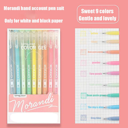 Clearance ! Beppter 1 Box Of Pens Pen Multi-Color Pens Large-Capacity Color Pens 9 Sets Of Stationery 10Ml